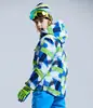 Conjunto de Ropa de Esquí para Niños Coreanos Niñas Exterior Engrosado Impermeable y a Prueba de Viento Niños Ropa y Pantalones de Esquí para Bebés Equipo Moderno