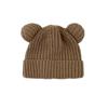 Gorro de lana para bebé coreano, bonito gorro de punto con orejas de oso para otoño e invierno, gorro de bebé coreano de moda.
