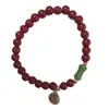 Nuevo Pulsera de Bendición del Año del Zodiaco Color Cinabrio Estilo Chino Diseño de Nicho Pulsera Versátil para Hombres y Mujeres Regalo