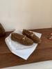 Zapatos Planos Retro Slip-On Loafers Coreanos para Mujer 2025 Otoño Nueva Moda Estilo Británico Simple Zapatos Beanie