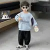 Sudadera para Niños Primavera 2026 Nuevo Estilo Genial Top para Niño de 3 Años 2 Camiseta Básica de Manga Larga para Niños Primavera y Otoño Elegante