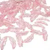 Kit de Materiais para Artesanato DIY Acrílico Ab Colorido Transparente Contas de Pena para Pulseira Colar Acessórios de Joia