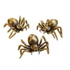 Aranha de Latão Ornamentos de Cobre Animal de Estimação de Chá Artesanato de Mesa Ornamentos de Bronze Peças de Cabo Quiosque de Ponto Turístico Mercadorias de Feira Noturna