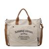 Bolsa de Lona para Mujer de Gran Capacidad 2025 Nueva Clase Estudiantil Casual para Viaje al Trabajo Versátil Estilo Occidental Bolso Tote Bolso Bandolera