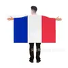 Decoração de Festa Evento Copa do Mundo Suprimentos Conjunto de Torcida para Fã da França Camiseta Óculos Chapéu Bandeira
