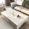 Toalha de Mesa para Mesa de Centro de Vidro Macio pvc Impermeável e à Prova de Óleo Anti-queimadura Luxo Leve Sensação de Alto Padrão Tapete para Mesa de Jantar Mesa de Centro Tapete de Mesa