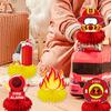 Adornos de panal con temática de fuego transfronterizos, decoración para fiestas de cumpleaños, diseño de adornos de escritorio de panal