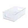 Caja de almacenamiento de escritorio acrílico cosméticos snacks cesta transparente productos para el cuidado de la piel mascarilla estante de almacenamiento para dormitorio