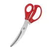 Tesoura para churrasco de aço inoxidável direto da fábrica tesoura de cozinha faca coreana tesoura para churrasco em cotovelo tesoura para churrasco de bife de frango