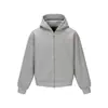 Yidao Roupas Vintage 2026 Outono Novo Estilo Japonês Simples Cor Sólida Com Capuz Zíper Solto Versátil Cardigan Moletom Jaqueta