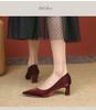 2023 Nuevos Zapatos de Tacón Alto de Punta para Verano para Mujer Zapatos de Boda para Novia Zapatos de Boca Baja