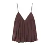 Roupas Femininas Europeias e Americanas Transfronteiriças Aliexpress Ins Venda Quente Moda Casual Blusa Regata Soltinha