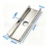 Tubo de potencia de capas en forma de U interruptor fuente de alimentación tableta hardware capas piezas de estampado pieza recta estañada pieza de fijación de transistor MOS