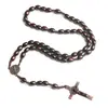 En stock para entrega inmediataColgante de rosario de cruz naturalJoyas transfronterizas de rosario europeo y americano
