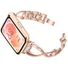 Adecuado para Correa de Reloj Metálica Huawei Band 11, Grande X Aleación de Zinc con Diamantes, Correa de Reloj de Acero Inoxidable Huawei 11Pro con Diamantes