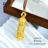 Pingente Cilíndrico Oco Esculpido Banhado a Ouro com Diamantes Incrustados e Pedras Preciosas Coloridas, Exquisito e Luxuoso