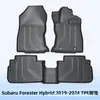 Adecuado para Subaru Forester Híbrido 2019-2024 Volante a la Derecha Material 3D para Todo Clima Tapetes de Piso Tpe