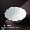 Louça de Cerâmica Estilo Japonês para Hotéis, Petisqueiras, Tigelas para Sopa, Design de Pétalas Azul e Branco, Pratos Frios, Cozinha Fusion, Restaurantes, Hotéis, Clubes
