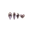 Huazi corte de unha diamante mini joias atacado transfronteiriço cor champanhe acessórios para unhas diamante plano de formato especial DIY