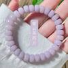 Pulseira Bodhi de Jade Branco com Contas em Gradiente Rosa para Dedo Feminino Placa Macia para Brincar Bodhi Zi Wenwan Pulseira de Contas de Buda atacado