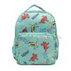 Jardim de infância mochila das crianças leve de lona pequena mochila dos desenhos animados bonito pequeno dinossauro menina impresso saco escolar