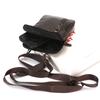 Riñonera de Cuero Genuino Estilo Nuevo para Teléfono Móvil, Bolso Pequeño Cruzado de Hombro para Exteriores, Portapasaportes y Documentos Portátil, Moda al por Mayor