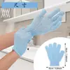 Guantes Especiales para Baño de Nylon de Cinco Dedos Doble Cara Escarchados Fuertes Guantes para Eliminar Piel Muerta Procesamiento Personalización