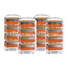 Nueva rasuradora manual para hombre de cinco capas, color naranja, con mango metálico mate y cabezal de cuchilla multicapa de acero inoxidable