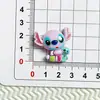 Nuevo Stitch Niños Divertido Pegamento Crema Pinza para el Cabello Hecha a Mano Imán para Refrigerador Accesorios para Funda de Teléfono Dibujos Animados DIY Accesorios de Resina