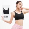 Ropa interior deportiva de alta elasticidad, resistente a golpes, con tirantes para el hombro, para yoga, fitness, correr, espalda hermosa.