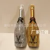 Botellas de Vino Tachonadas con Diamantes, Copas de Vino con Adornos de Diamantes, Procesamiento de Pegatinas de Diamantes, Pegatinas de Diamantes, Pegatinas de Diamantes para Botellas y Vasos