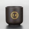 Cinnabasa Morado Barro Redondo Negro Marrón Arena Morada Taza de Té Pequeña para el Hogar Tetera Taza de Agua Tapa Vender Accesorios