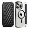 Adecuado para iPhone 18 Promax Estuche Magnético tipo Libro con Patrón de Diamante Apple 17 Estuche Creativo de Cuero 16 Estuche Protector 15