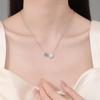 Collar de Plata Esterlina S925 Collar de Moissanita Perla Natural de Agua Dulce de Alta Calidad Combinable Colgante de Madera de Equilibrio para Mujer Venta al por Mayor