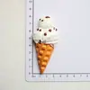 Nuevos Accesorios de Resina de Helado DIY Pegamento de Crema Funda para Teléfono Móvil Imán para Refrigerador Llavero Colgante Material