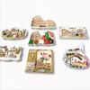 Fabricantes de suministro de comercio electrónico transfronterizo al por mayor Italia Roma imán de impresión 3D pegatinas para refrigerador artesanías conmemorativas de viaje