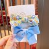 Verão Novo Arco Hairpin Infantil Bonito Internet Acessórios para Cabelo Vermelho Bebê Princesa Hairpin Hairpin Side Bangs Clip