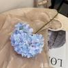 Flor artificial de casamento hortênsia flor falsa 90 peças pentagrama hortênsia carro de casamento casamento arranjo flor decoração decoração quarto de casamento adereços
