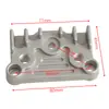 Motocicleta Todoterreno, Bicicleta de Haz Curvo, Pequeña Moto Mono Partes de Modificación para Enfriador de Aceite Accesorios de Placa de Hierro con Soporte 50cc 140cc