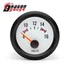 Instrumento de Carro Modificado Preto e Branco 52mm Luz Azul Superalimentado Temperatura da Água Temperatura do Óleo Pressão do Óleo Voltímetro 12V Instrumento Universal