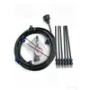 Kit de Atomización Aspersor de Riego Flor de Curva Ajustable Enfriamiento de Granja Eliminación de Polvo Humidificación Barra de Extensión Sistema de Aspersión