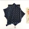Lenço de Pescoço Estilo Artístico, Lenço Quadrado Grande, Estilo Retrô Quadrado com Bolinhas e Franjas, Xale Feminino para Ar Condicionado, Lenço de Gaze para Proteção Solar, Lenço de Pescoço