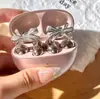 Hebilla de Orejera con Lazo de Diamantes Completos, Oso Lindo, Copo de Nieve, Mariposa con Borla, Clips Hebilla Accesorios, Hebilla de Orejera Única de Nicho