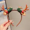 Diadema de Cabeza de Ciervo Linda Transfronteriza Europea y Americana para Mujer 2026 Nuevo Estilo Gorro de Oso Diadema de Astas Accesorios para el Cabello de Navidad