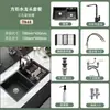 Acero Inoxidable Negro Dorado Lavabo Individual/Doble Manual Fregadero de Cocina Lavaplatos Suministro de Fábrica para Exteriores