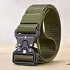 Suministro Exclusivo Transfronterizo de Cinturones Tácticos Cobra, Ropa de Trabajo para Exteriores, Hebilla de Entrenamiento Militar Cinturón de Lona Imitación Nylon, Cinturón Tejido para Hombre