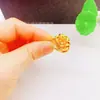 Colgante Sencillo y de Moda de Flor de Peonía Exquisito Collar de Cobre Chapado en Oro para Mujer Versátil Joyería para el Cuello Fabricante de Origen Venta al por Mayor