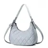 Bolso de Hombro Único Estilo Coreano Bolso de Axila Color Sólido Bolso de Media Luna 2026 Verano Nuevo Bolso de Mujer de Moda Personalidad Estética Bolso de Mano