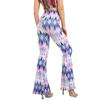 8241 Amazon Moda europea y americana pantalones acampanados estampados ajustados a la cadera pantalones de mujer pantalones casuales suministro directo de fábrica