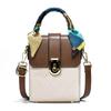 Bolso Pequeño Fresco y a la Moda de Mano para Mujer 2025 Nuevo Otoño e Invierno Ropa de Trabajo Versátil Bolso Cuadrado Pequeño Bolso Bandolera de un Solo Hombro